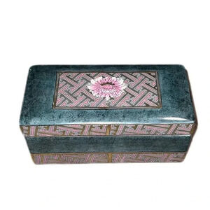 VINTAGE Mid Century Bohemian Storage Box Stash Box Ceramic WBI